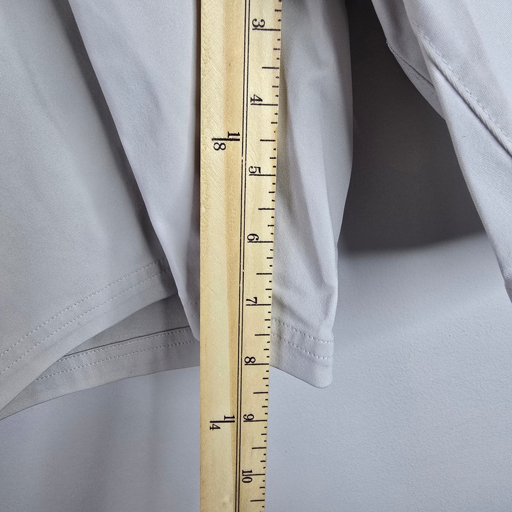 Rhone Commuter Shorts Mens 38 Lt Gray Khaki Performance Stretch Chino Athletic - Picture 4 of 6